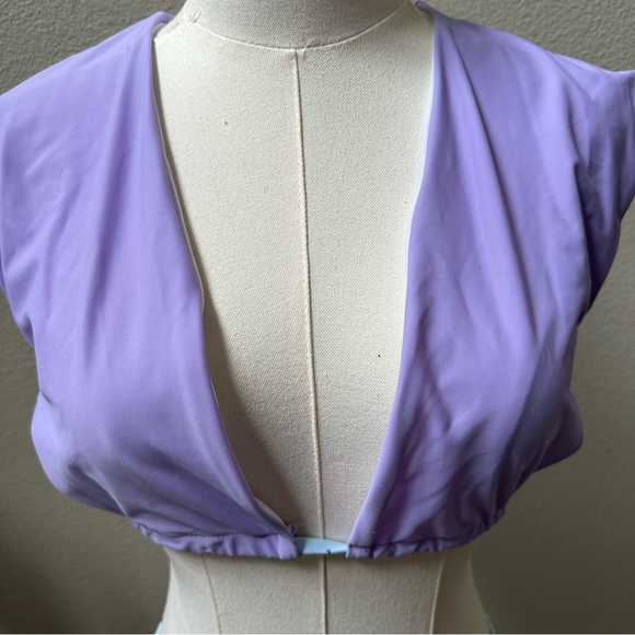 NWOT Plunging Neckline Two-Piece Bikini Set - Picture 5 of 7